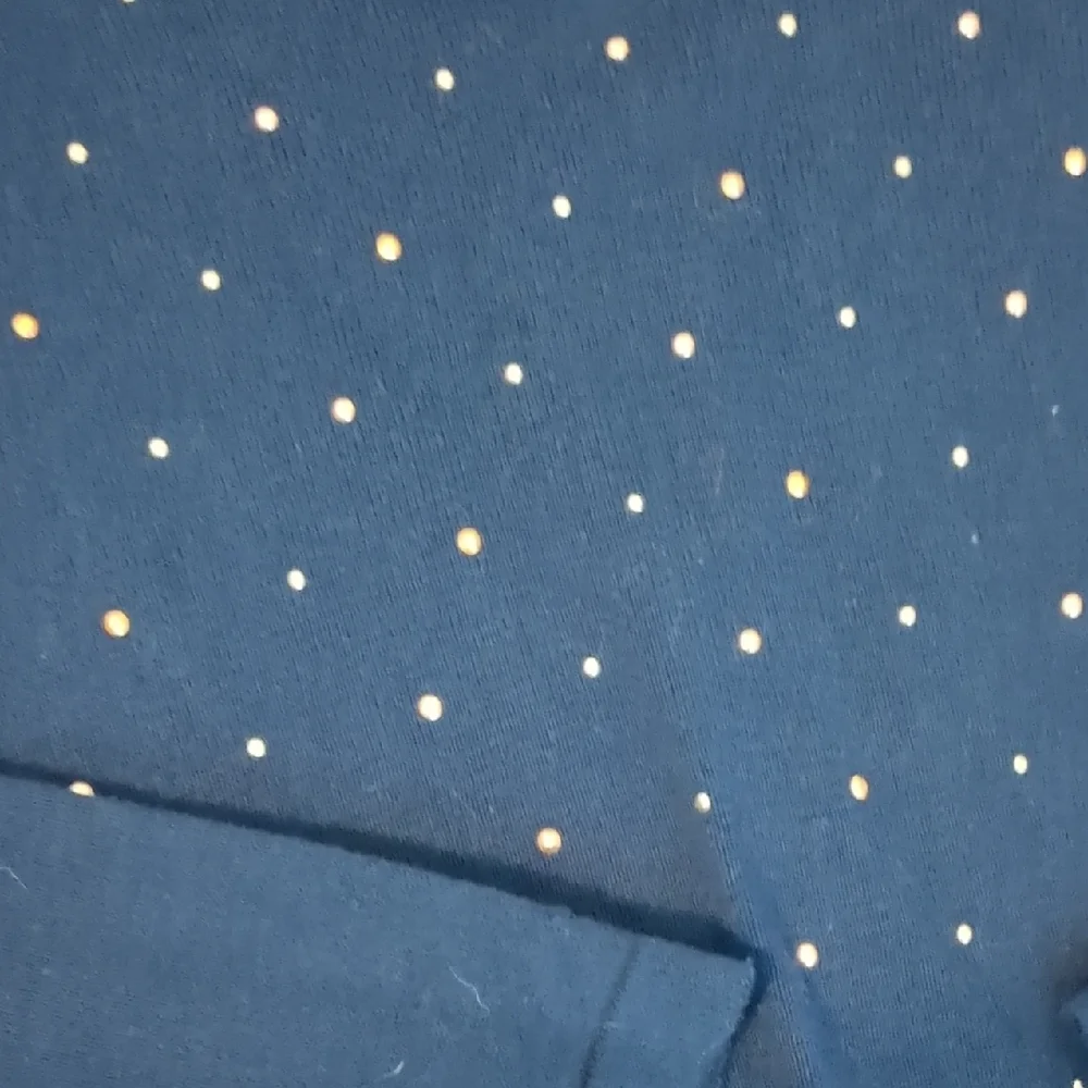 Women's Navy Sweater with Stud Accents - Picture 2 of 8